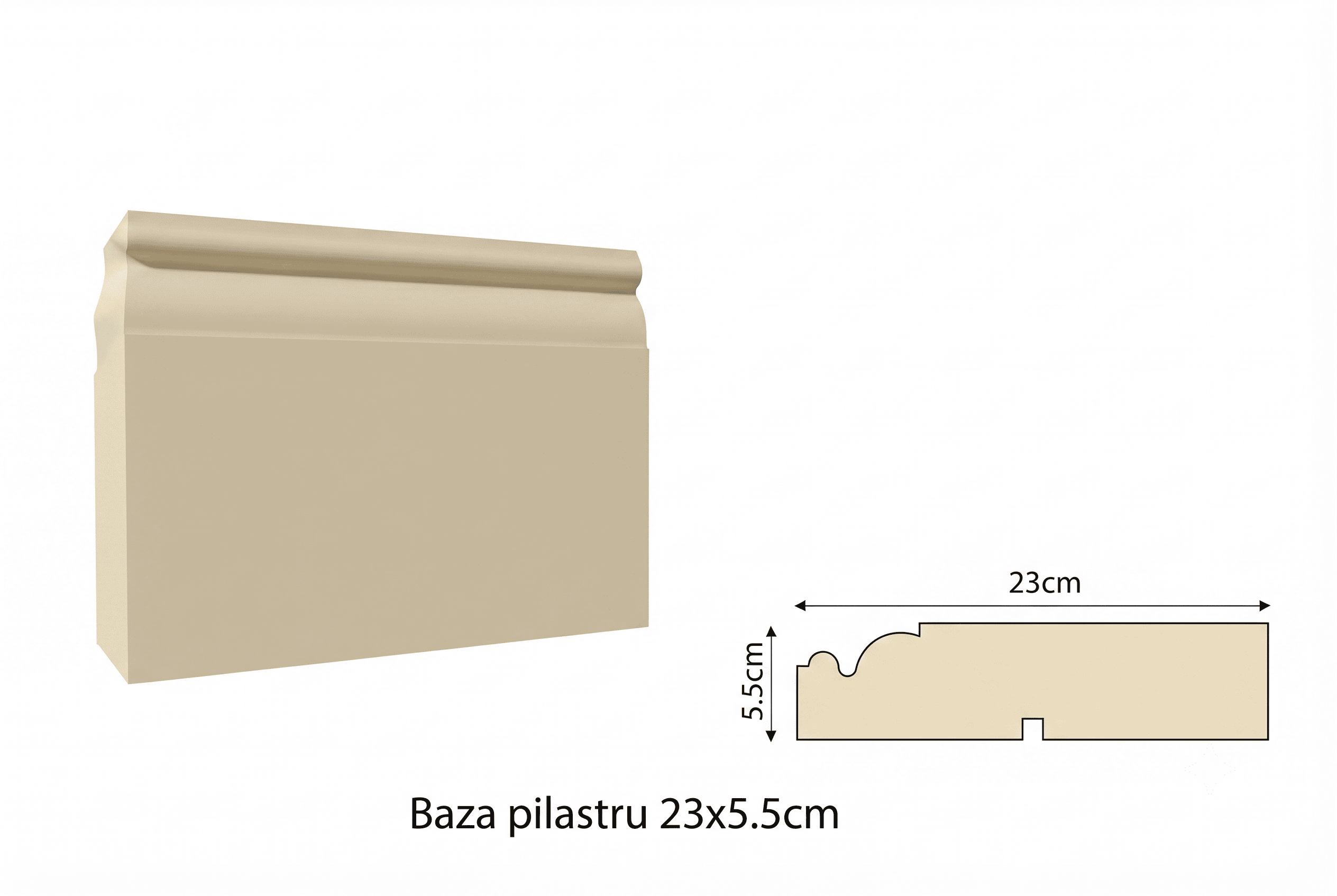 baza-pilastru-23 Bază Pilastru 23cm - imagine 1
