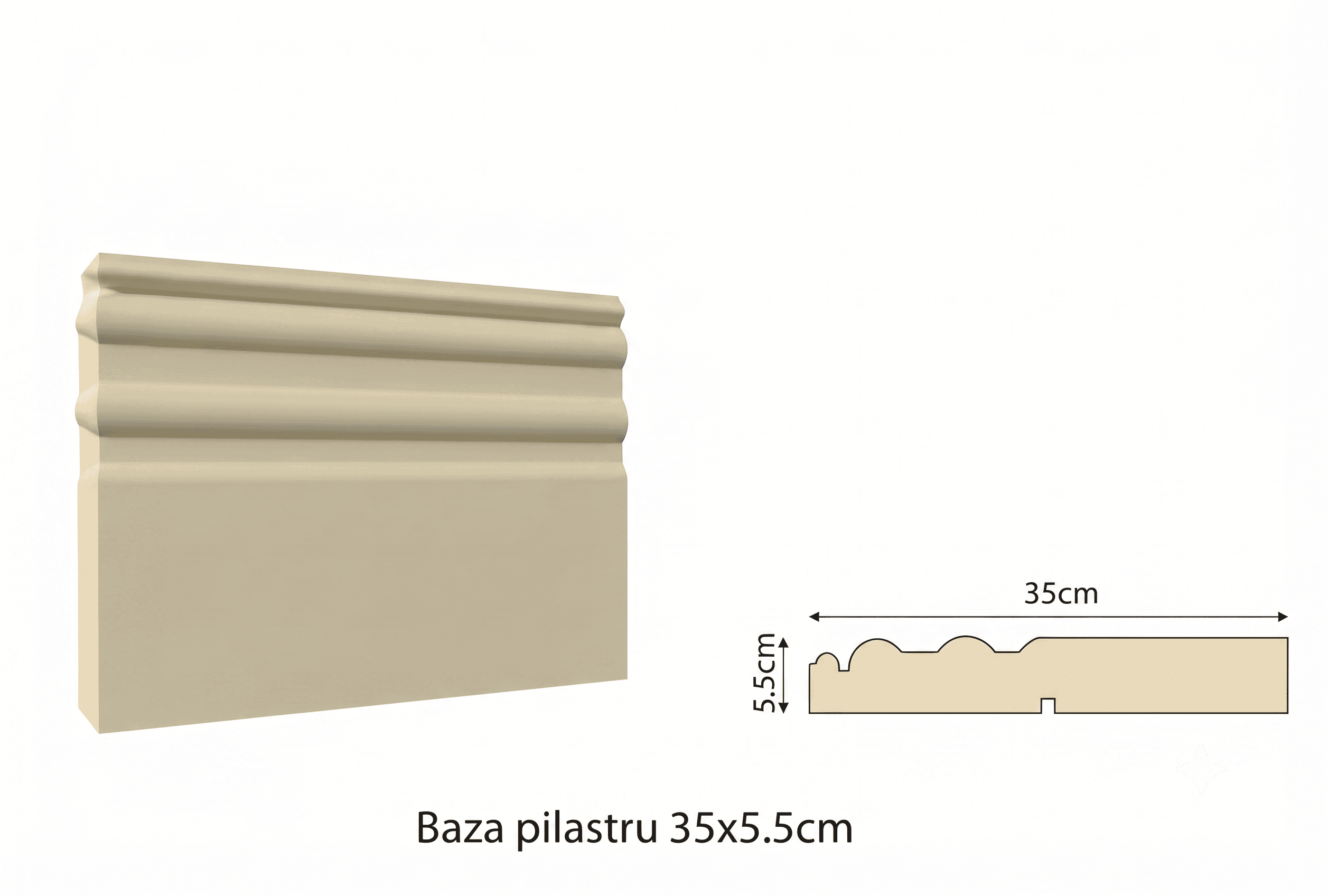 baza-pilastru 35 Bază Pilastru 35cm - imagine 1